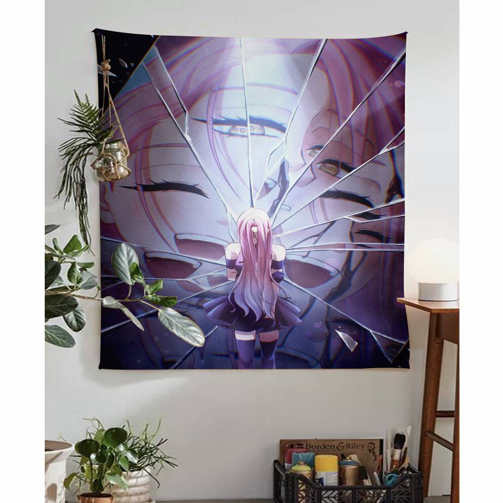 Alien Stage Anime Tapestry Art Printing Japanese Wall Tapestry Anime Wall Hanging Home Decor