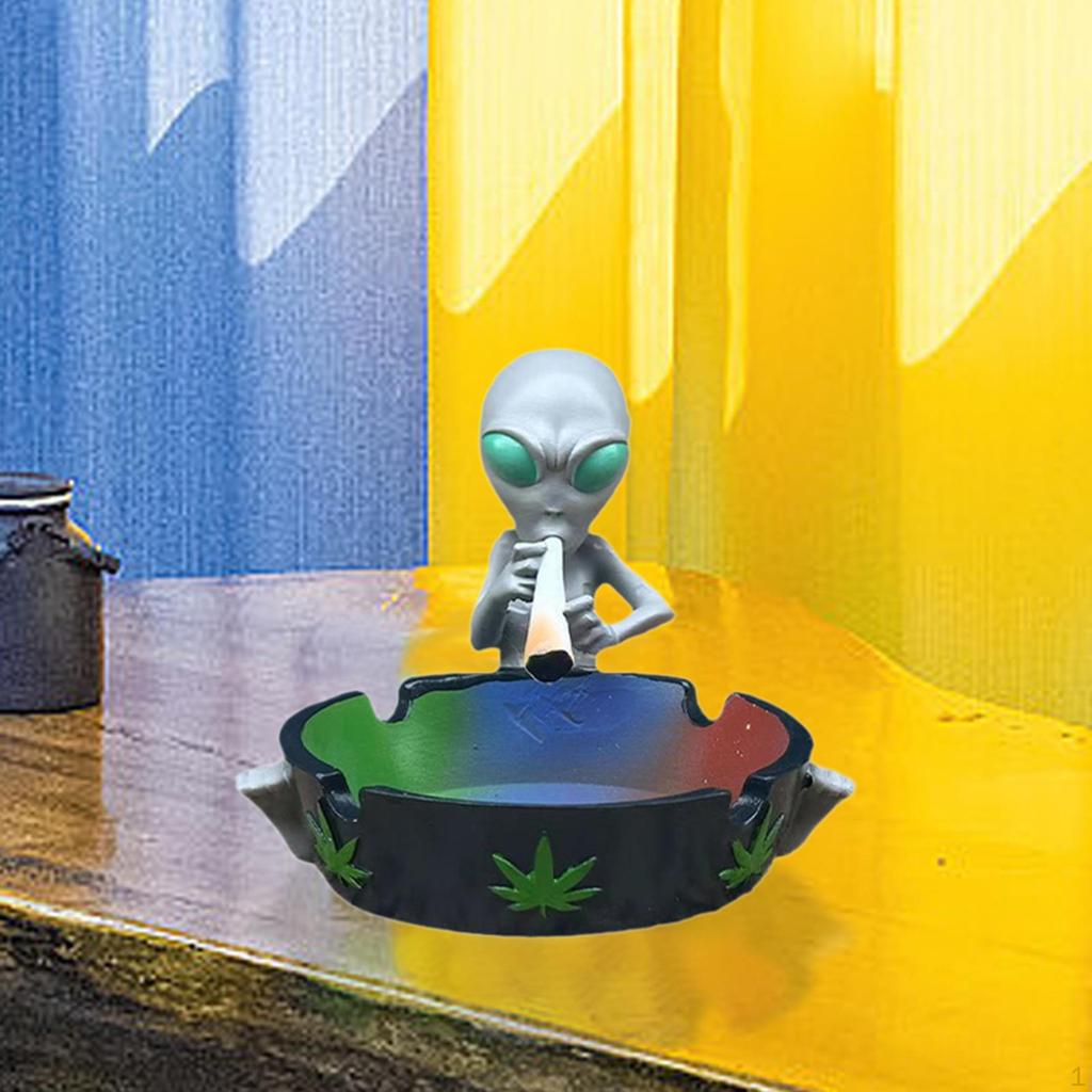 Alien Ashtray Decorative Sculpture for Home and Office