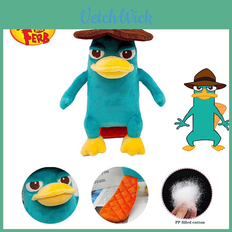 9.8in Perry das Schnabeltier Plüschpuppe Weiches Stofftier Spielzeug Kinder Weihnachtsgeschenk