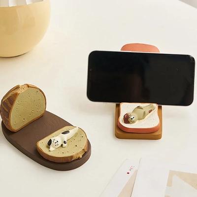 ZAKKA Funny Cartoon Cat Phone Holder INS Decor Resin Smartphone Book Stand Home Office Desktop Tablets Holder Mini Figurines