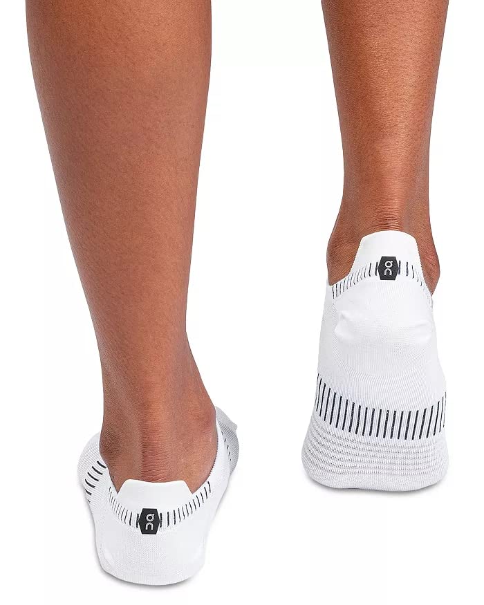 On Ultralight Low White Black Socks, Men's,