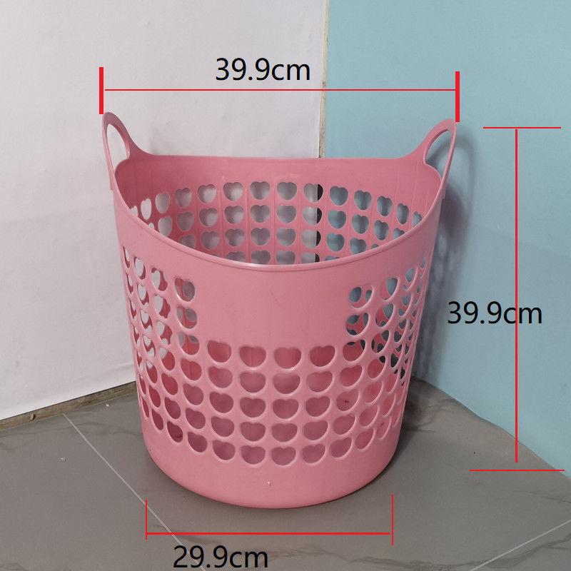 1 szt. duża 45 40 cm Plastikowe Kosze na Pranie z Uchwytami Duże Małe Perforowane Wentylowane Kosze Przenośne do Przechowywania Brudnych Ubrań