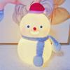 Christmas Snowman Night Light Winter Xmas Decor Housewarming Gift Snowman Night Light for Home Party Desktop Bedroom Living Room