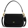 Borsa a Mano in Pelle con Chiusura a Patta Logo Legacy 26 Donna Borse Nere CU099-B4BK