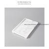 Resin Tray Creative Black White Marbling Rectangular Round Storage Plate Bedroom Jewelry Bathroom Toiletries Storage Tray