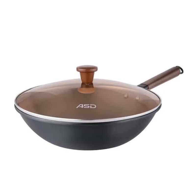 ASD 304 Stainless Steel Non-Coated Wok