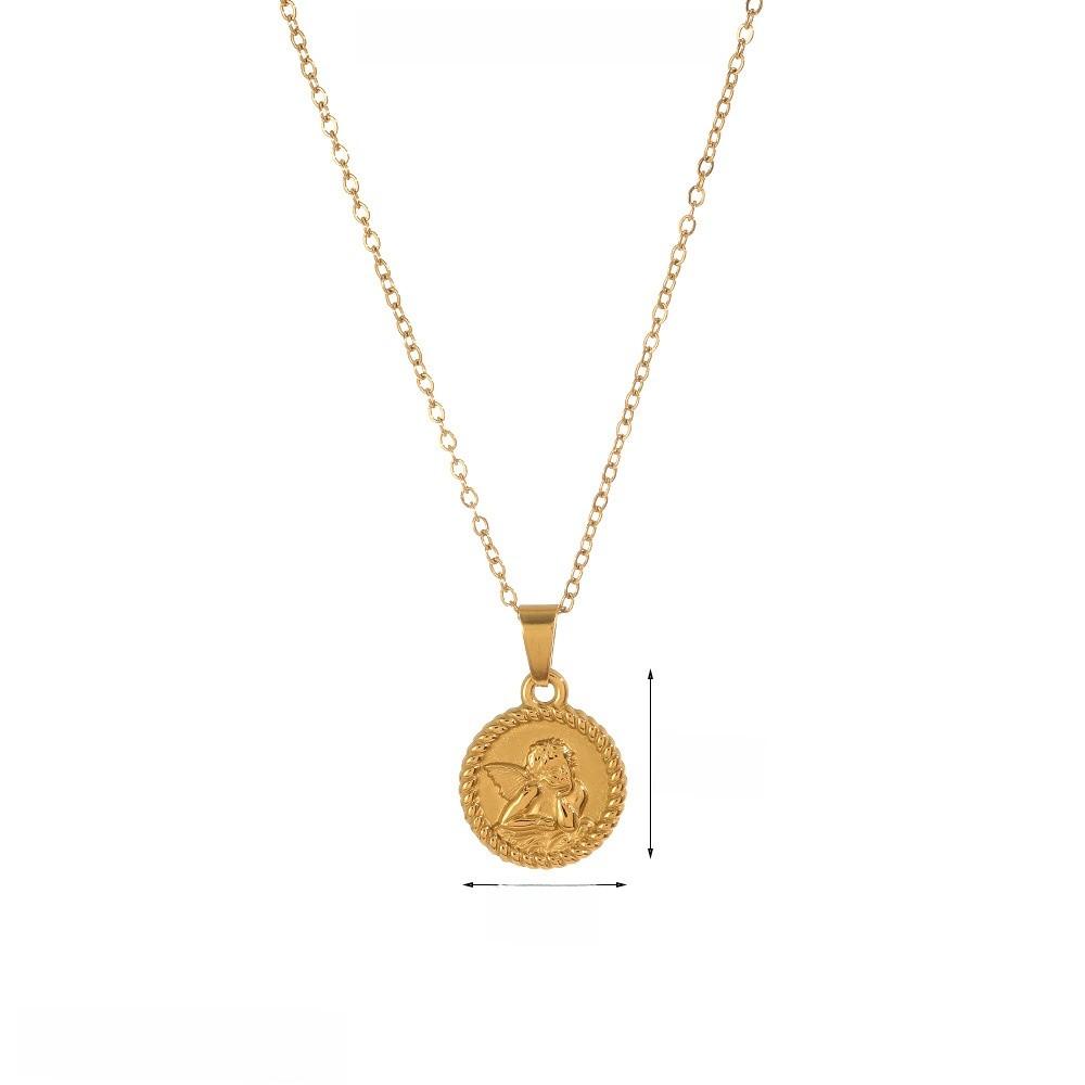 Style Star Shape Titanium Steel Pendant Necklace For Men And Women