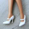 Plastic Fashion Foot Length 2.2cm Doll Shoes High Heels Shoes Accessories 1/6 Dolls Boot