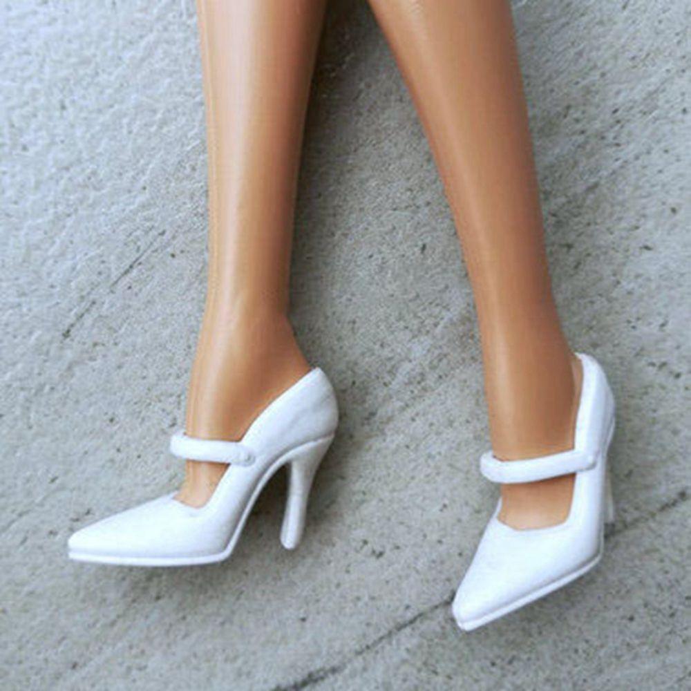 Plastic Fashion Foot Length 2.2cm Doll Shoes High Heels Shoes Accessories 1/6 Dolls Boot