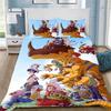 Cartoon Cover Pillowcase Bedding Set D-DigimonS Greymons Adult Boy Girl Bedroom Decoration Children Single Double Large Size