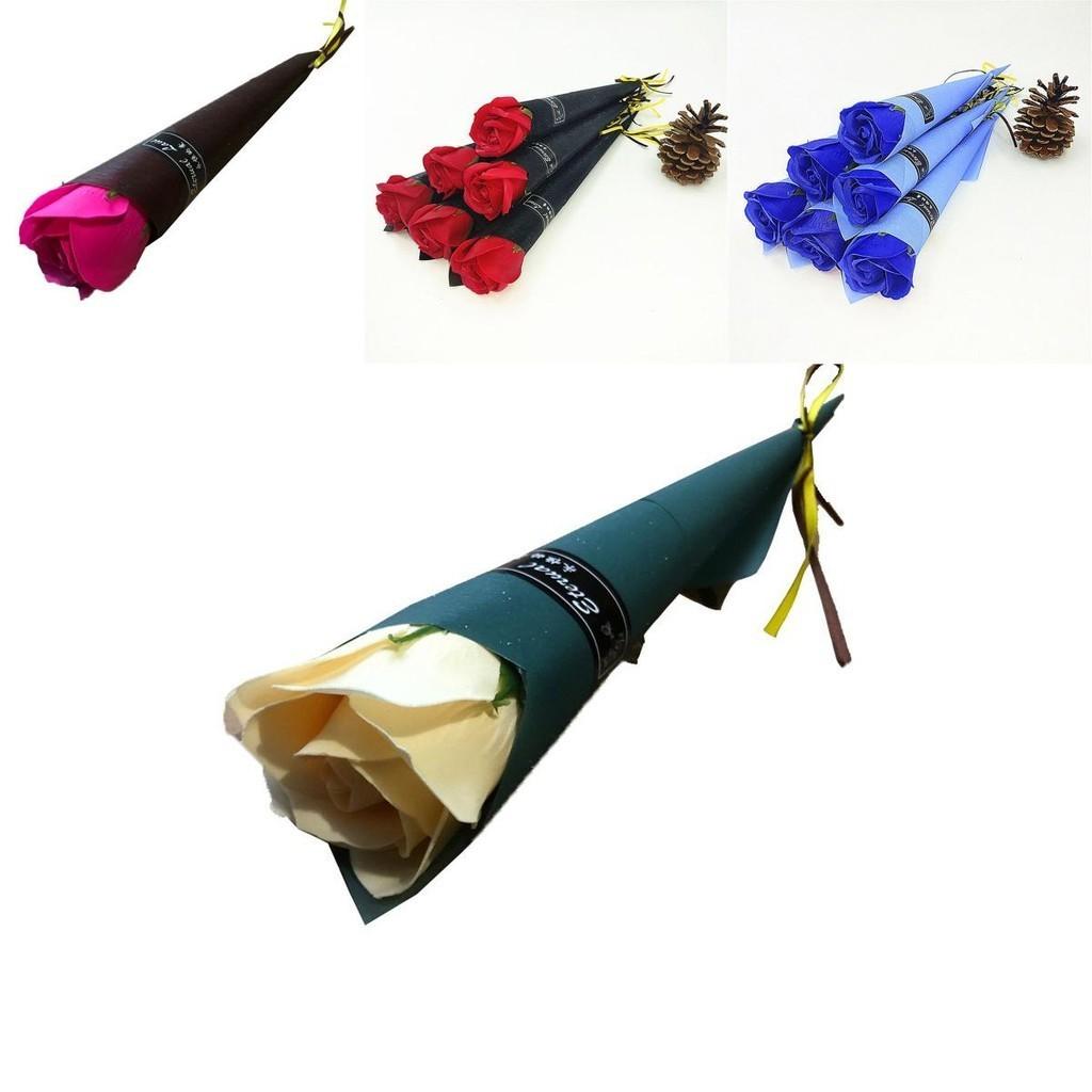 Eleganter Seifenrosen-Ewige-Blume-Einzelstrauß Perfekt für Geburtstags- und Valentinstagsgeschenke