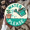Vintage Metal Wall Art Round Sign Waterproof Aluminum Plaque Home Decor