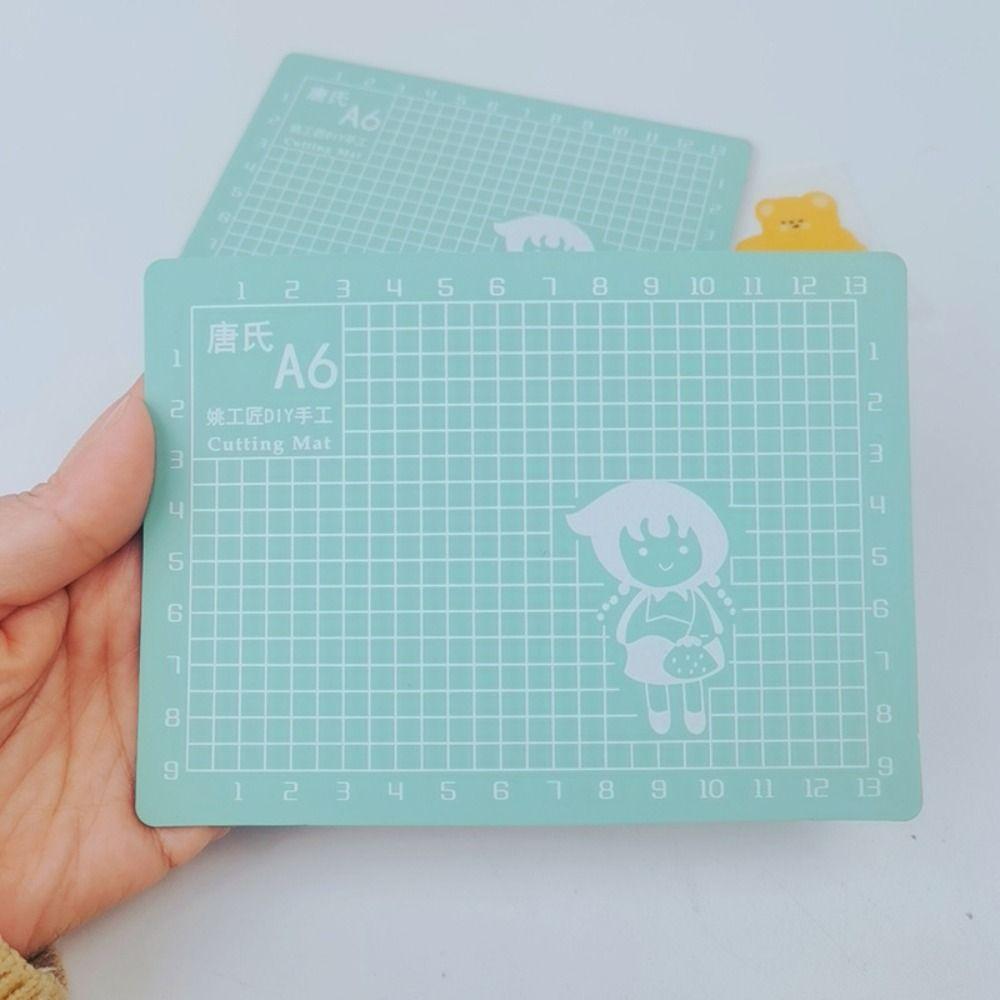 Sewing Repair Tools Engraving Board Paper Cutting Board A6 Gridded Cutting Mat Patchwork Mats