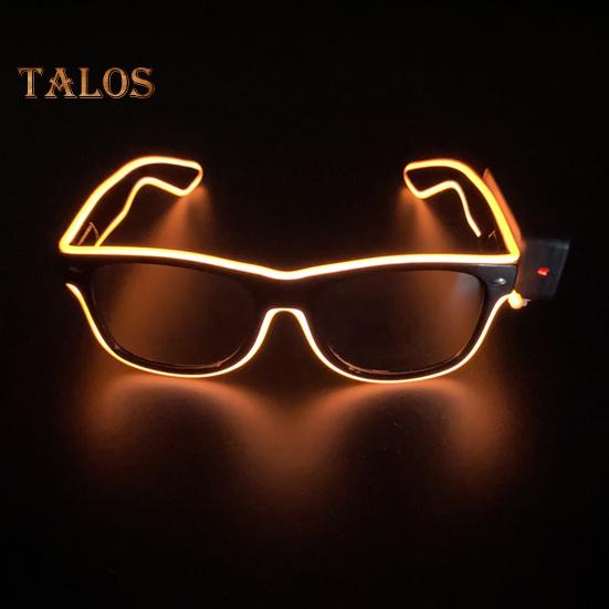 Trådlösa LED-glasögon som lyser i mörkret Neon Rave-glasögon för bar födelsedagsfest DJ scenframträdande cosplay