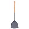 High-Value Silicone Cooking Shovel with Wooden Handle - Non-stick Pan Special, Stainless Steel Kitchen Utensil