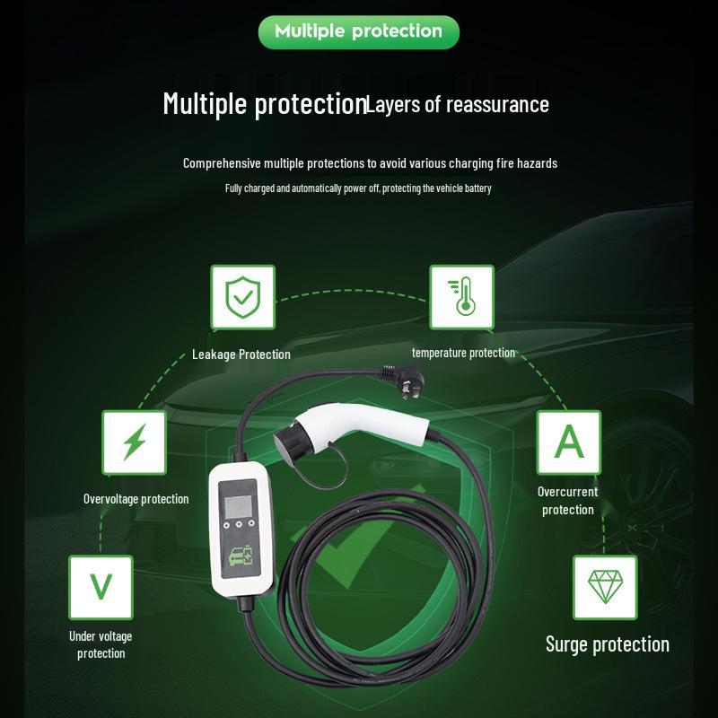 3.5KW Portable Electric Vehicle Home Charger for New Energy Cars