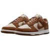Nike Dunk Low Suede Light British Tan Cream White Women Sneakers Cream-Ii IO4244-200