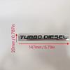 3d Chrome Metal Rear Trunk Car Badge Logo Turbo Diesel Emblem Sticker Body Decal Adhesive Stickers Accessories