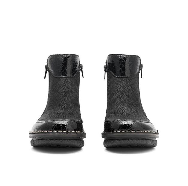 Rieker 73355-00 Ankle Boots, Black