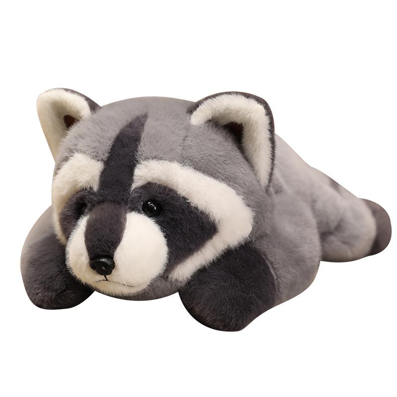 Cute and cute raccoon doll plush toy raccoon doll children's company soothing pillow doll