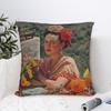 Pillow Case F-Fridas K-Kahlooo Soft Pillow Cover For Sofa Home Decoration Novelty Pillowcases