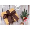 [Tekdeere]Width 50mm Solid Brown Grosgrain Ribbon, Perfect for Gift Wrapping, Sewing, Hair Accessories, Wedding Decorations - 22 Meters/roll