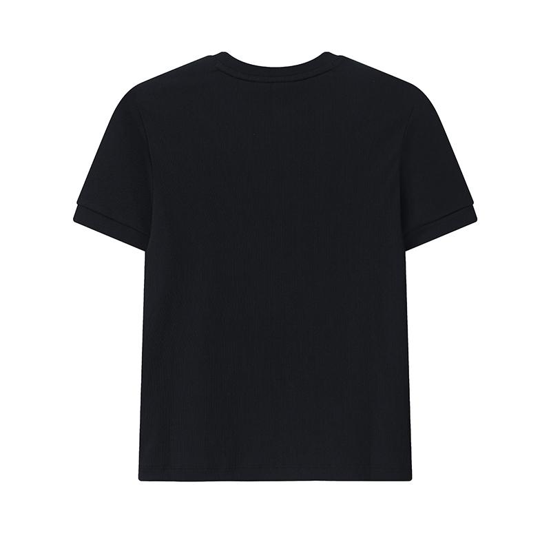 Fila Original Simple Comfortable Short Sleeve T-Shirt Women Tops Legendary-Blue F61W619101F-NV