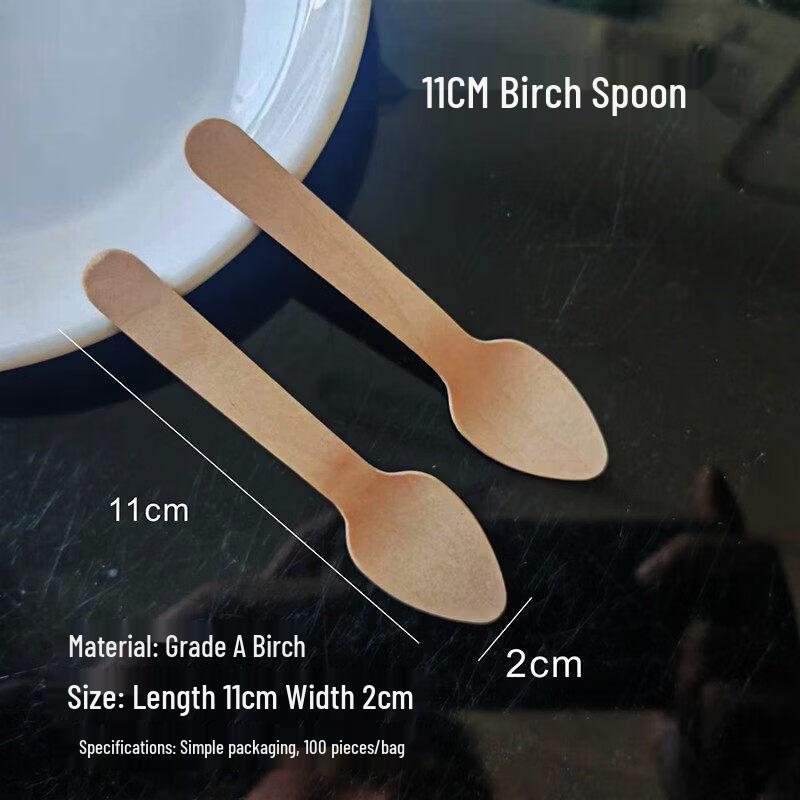 ZISIZ Disposable Eco-Friendly Rice Husk Cutlery