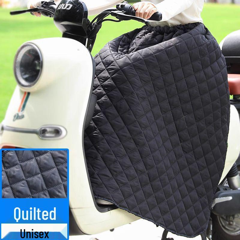 Winter Windproof Fleece-Lined Skirt for Leg and Knee Protection - Unisex Warm Riding Gear