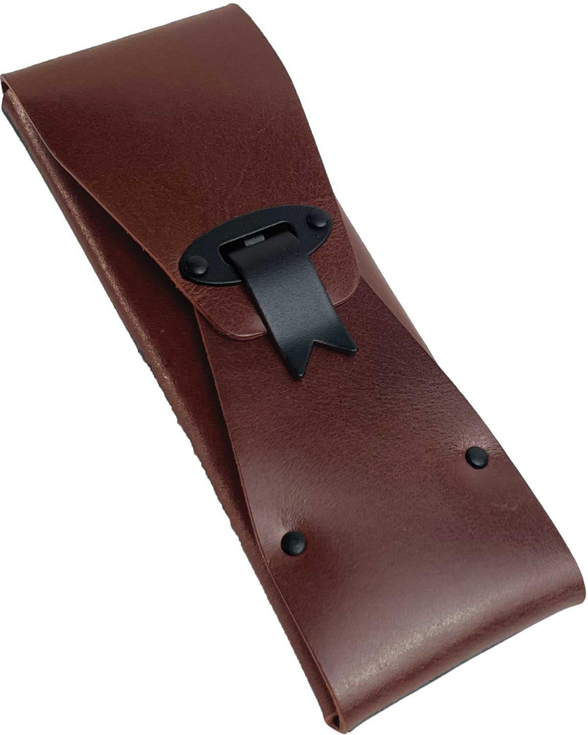 

Pen Case for Genuine Pencil Made in Brass [CLIFF] Men, Leather, Case, Slim, Unisex, Adult, Leather, Japan, (Chocolate) шоколадний