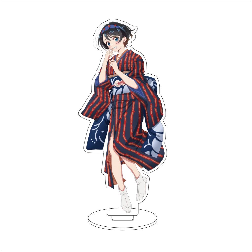 16CM Anime Rent-A-Girlfriend Cosplay Acrylic Stand Ornaments Sakurasawa Sumi Asami Nanami Figure Stand Halloween Gifts
