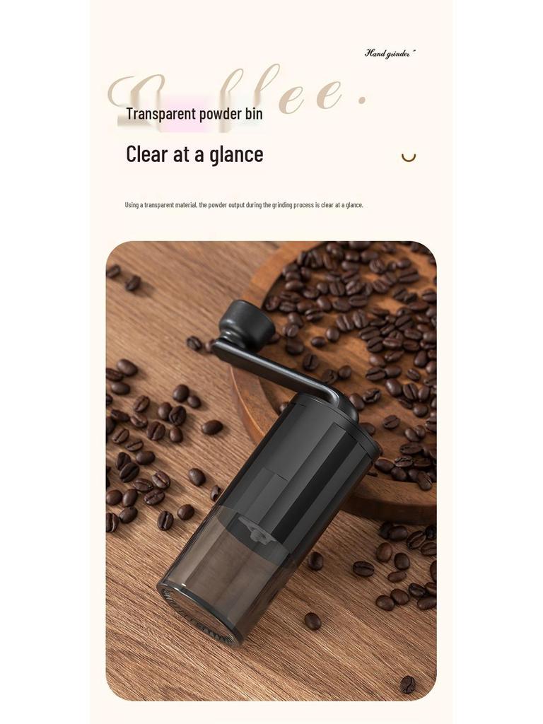 Compact Manual Coffee Bean Grinder – Hand Drip and Grinding Tool for Home Use