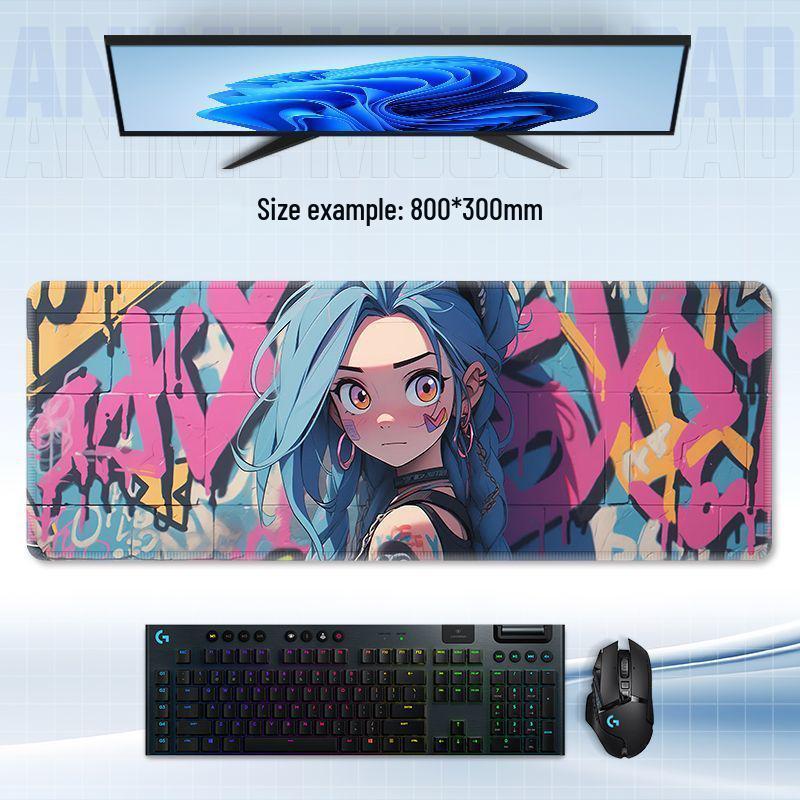 Extra Large Washable Mouse Pad: Stain-Resistant, Sweat-Proof Desk Mat for Dorm, Office, and Esports