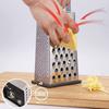 4-Sided Blades Manual Cheese Grater with Handle Kitchen Chopper Food Shredder  Cooking Accessories