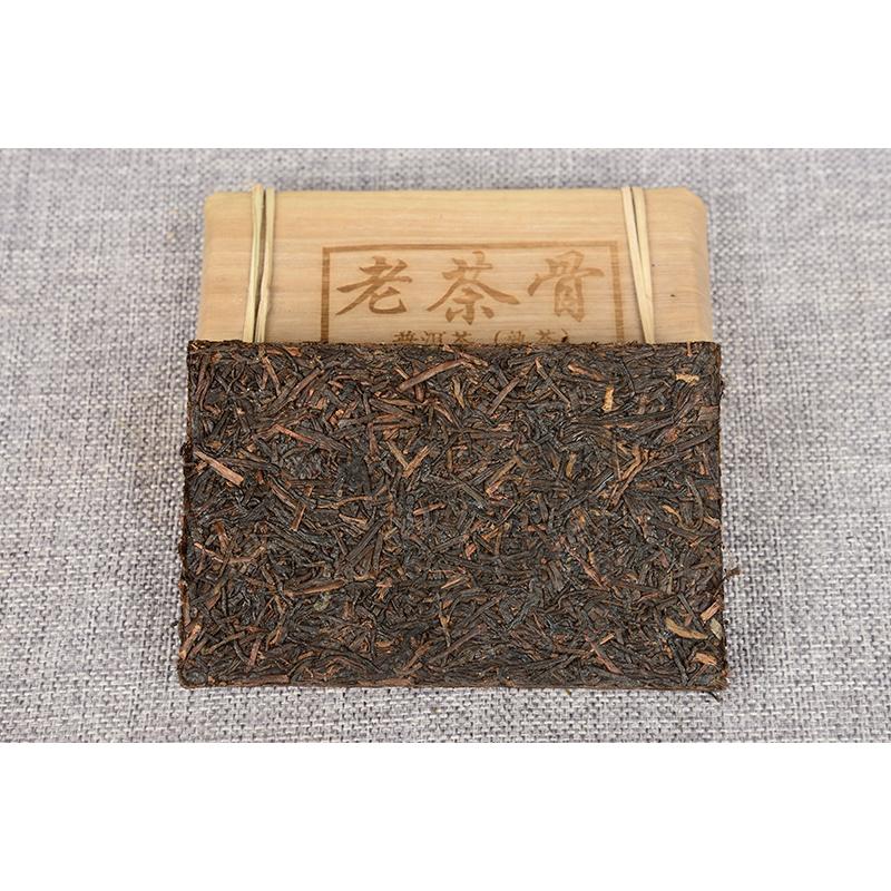 250g Herbata z pędów bambusa z łupinami Herbata Yunnan Pu'er Starsza herbata z kością Organiczna czarna herbata