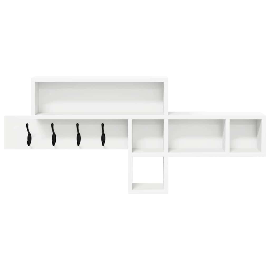 Wall Mounted Nightstand Wall Bracket White 100 X 12 X 43.5 Cm