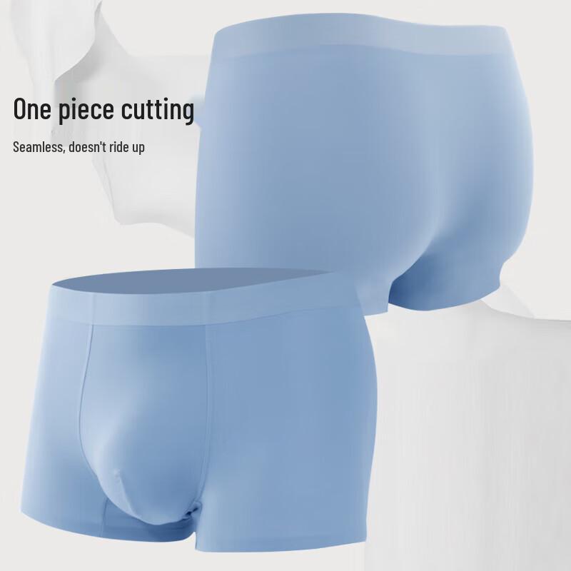 FENTENGCARE Men's Modal Ice Silk Boxer Briefs 3-Pack