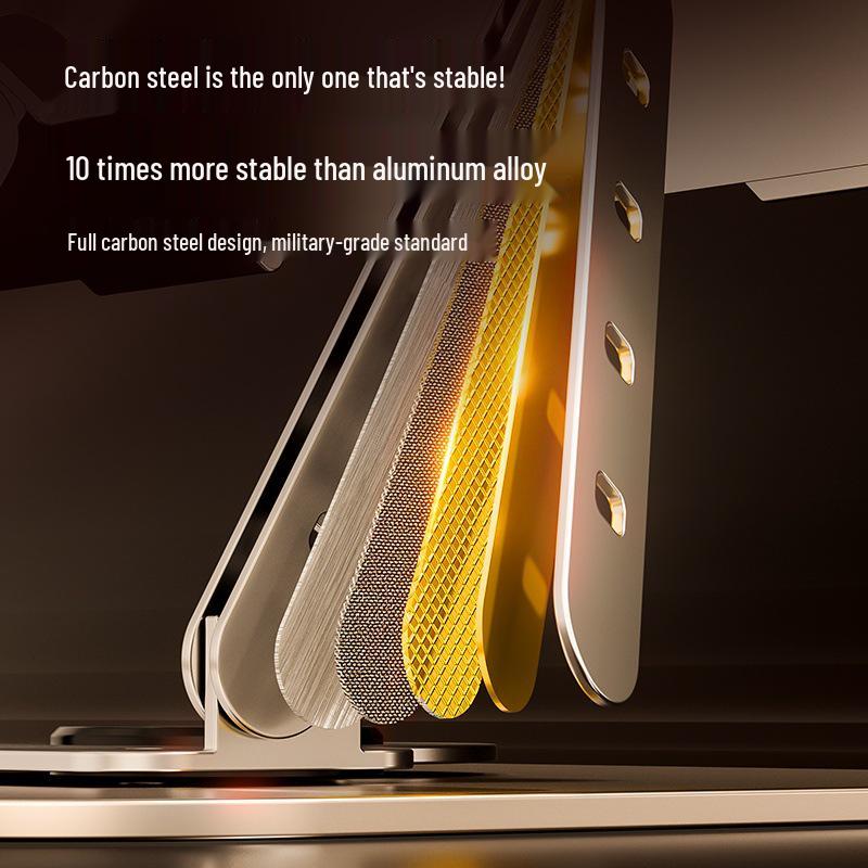 Adjustable 360° Rotating Laptop Stand with Cooling Base