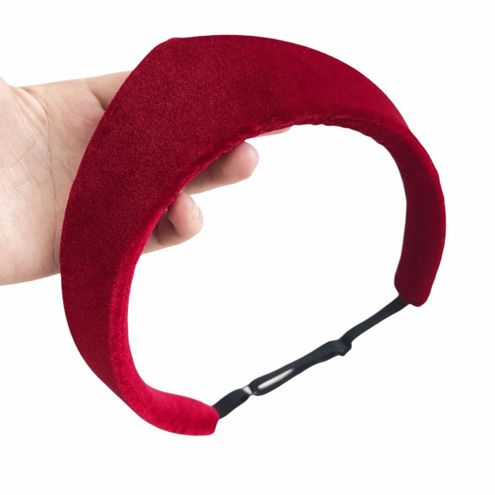 Elegant Velvet Crown Headband Multiple Colors European Hairband Smooth Texture Headwear  Women