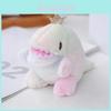 Soft Plush Dinosaur Keychain Adorable Stuffed Toy For Bags And Backpacks Cute