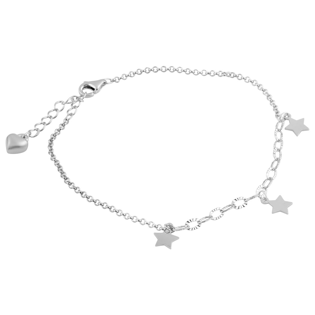 

Silver bracelet without stones, product weight 2.19 g (2098720) 17-20cm