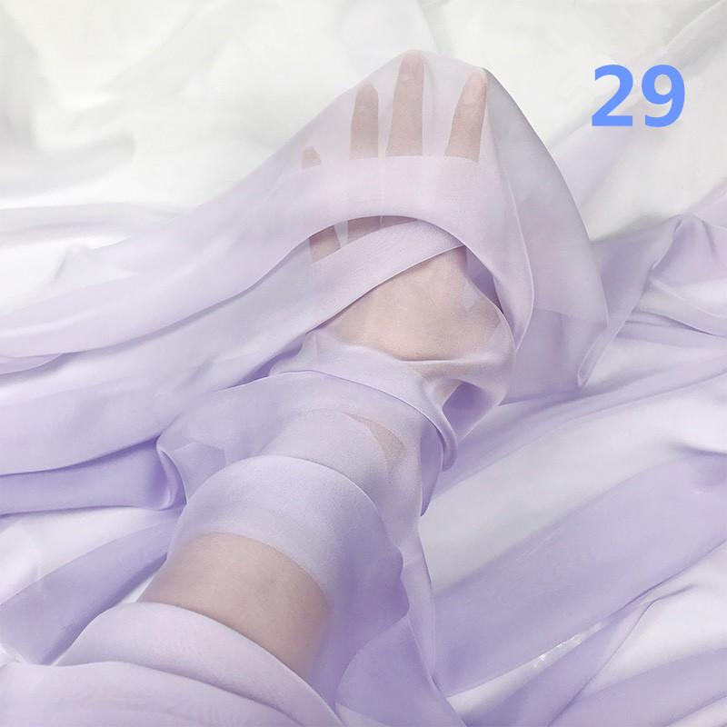 2M Styl Starożytny Kolor Tęczowy Gradient Szyfonowa Tkanina 30D Organza Tiulowa Tkanina Do Rękodzieła Hanfu Suknia Ślubna Dekoracja Sceniczna