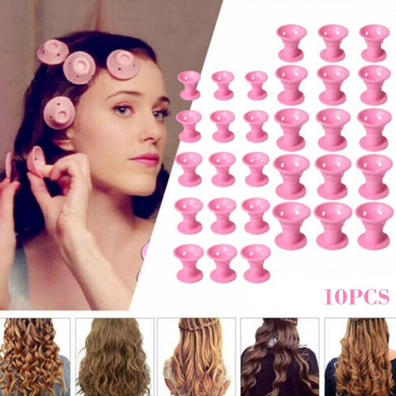 Create Salon-Quality Hair Styles At Home with This 10 Piece Magic Hair Roller Set