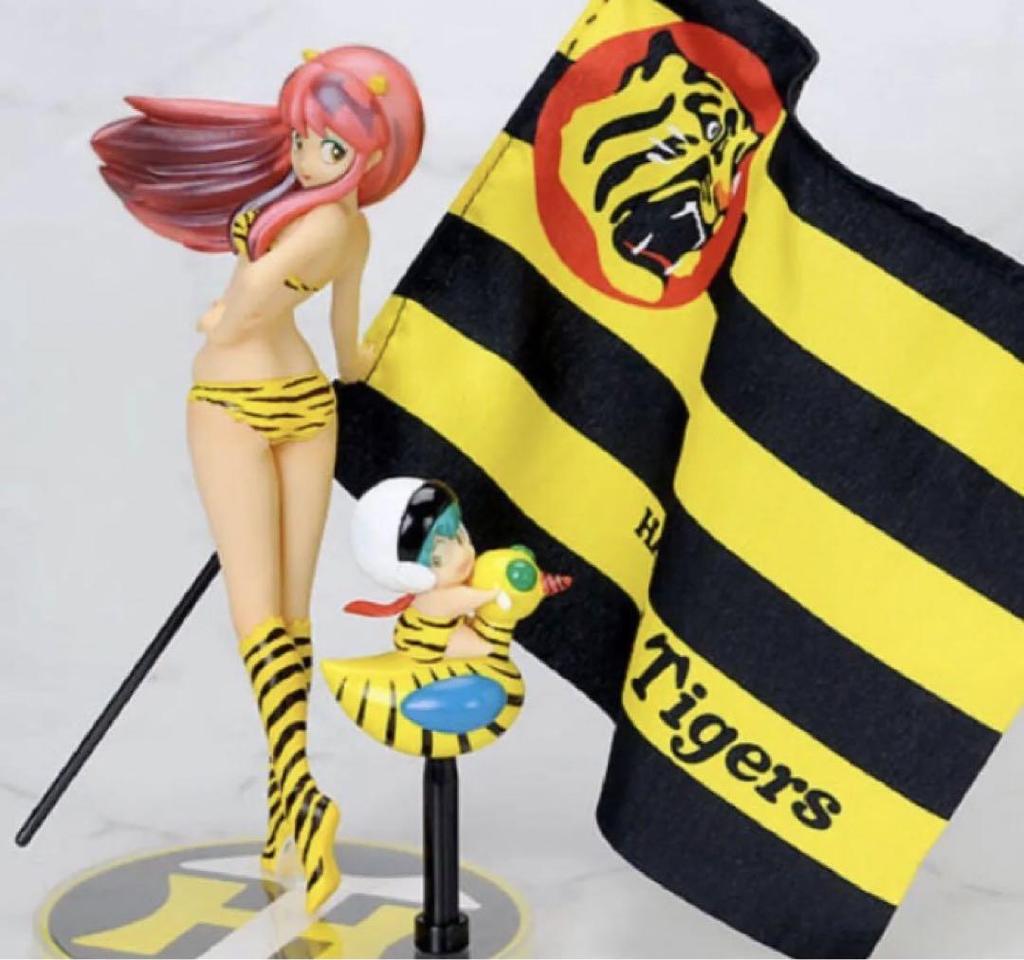[USED] Box damaged Hanshin Tigers Urusei Yatsura figure Lum-chan, different color