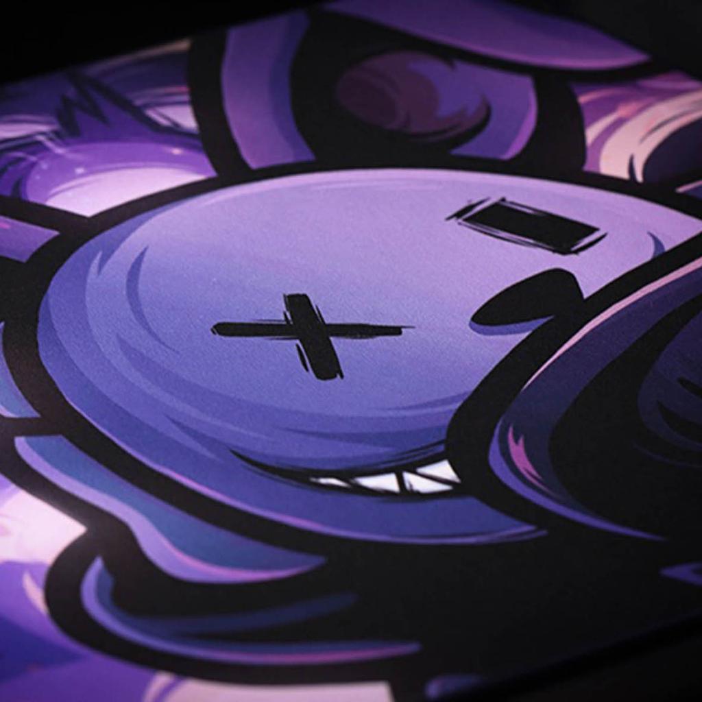 Esptiger Spiel-Mauspad, glattes, spezielles beschichtetes Mauspad, rutschfestes Esptiger-Gummi-Mauspad, 480 x 400 mm