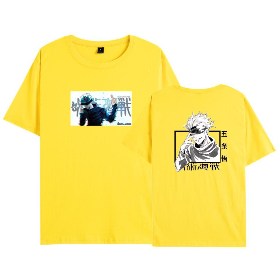 Jujutsu Kaisen Tshirt Men Women Anime Print Top Tees Tshirts Fashion Summer T-shirt