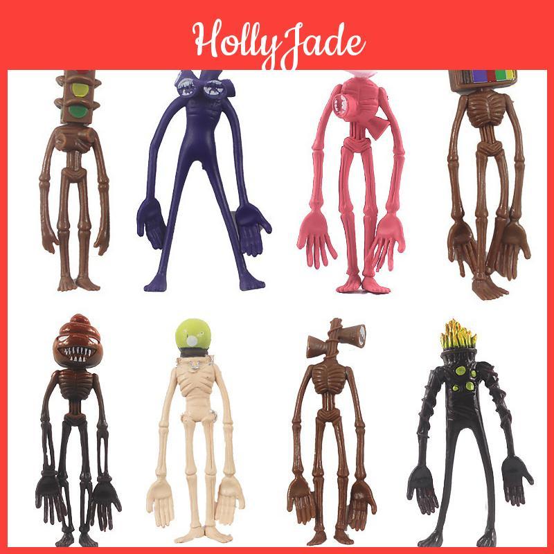 Siren Head Figures Colorful Pvc Miniatures For Kids' Play And Display
