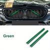 2 tiras de ajuste de parrilla delantera para BMW F10 F11 F01 F02 F03 F04 F07 F06 F12 F13 F39 F48, marco de cubierta de tiras de parrilla delantera, pegatinas decorativas para coche