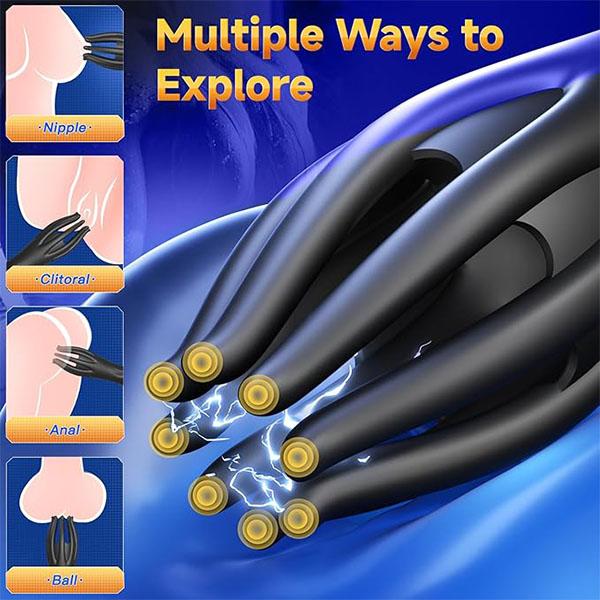 Male Glans Stimulate Massager 10 Modes Penis Delay Trainer Vibrator Masturbator Automatic Oral Climax Sex Toy For Men