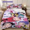 K-pop Devil Hunter Panel Comics bedding, duvet cover, pillowcase, home decoration, birthday gift (1 * duvet cover+2 * pillowcase, coreless)
